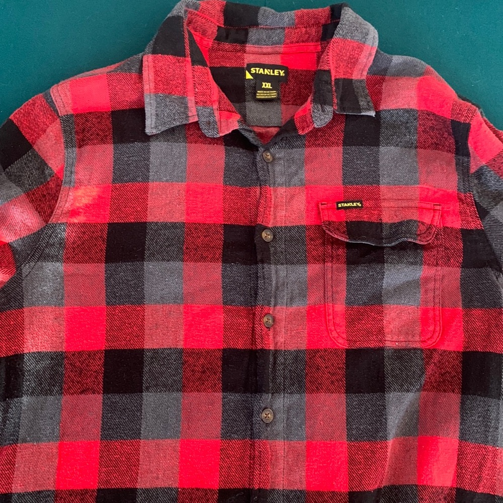 XXL men’s Stanley red flannel